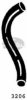 GATES 3206 Radiator Hose